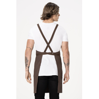 Lockharte Canvas Cross Over Back Apron Espresso (pair with strap XNS07)