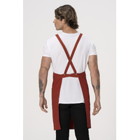 Lockharte Canvas Cross Over Back Apron Rust (pair with strap XNS07)