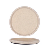 265mm Round Plate Sierra Beige, Naturals by TK (Boxed in 15)