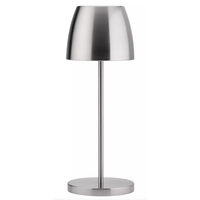 Montserrat 300mm LED Cordless Lamp-Brushed Silver Lampa