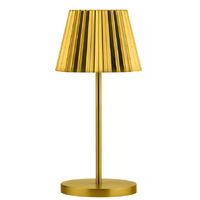 Dominica 260mm LED Cordless Lamp-Brushed Gold Lampa