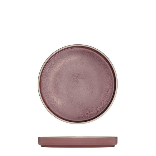 160mm Round Stackable Plate Smokey Plum 