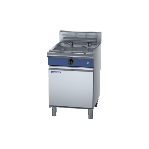 Blue Seal E60 Single Tank Electric Fryer - 600mm Wide (3 Baskets standard or 2 larger basket) 40kg per hour production