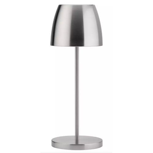 Montserrat 300mm LED Cordless Lamp-Brushed Silver Lampa