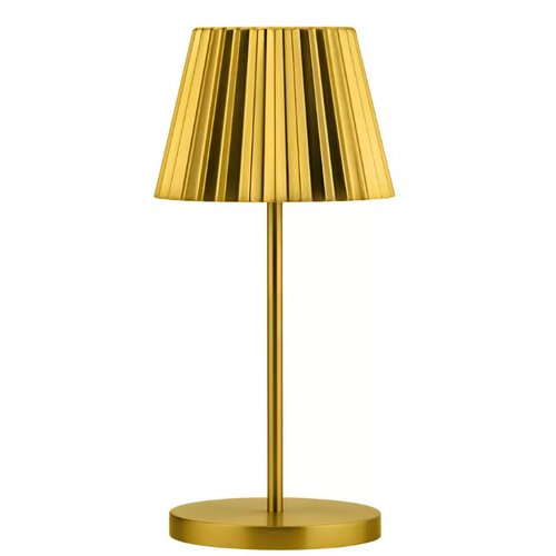 Dominica 260mm LED Cordless Lamp-Brushed Gold Lampa