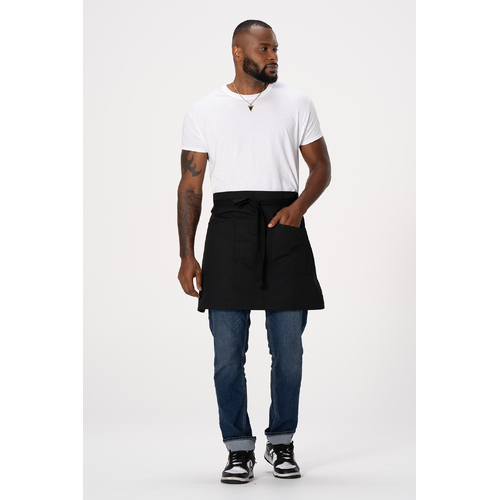 Lockharte Canvas Waist Apron Black (pair with strap XNS08)